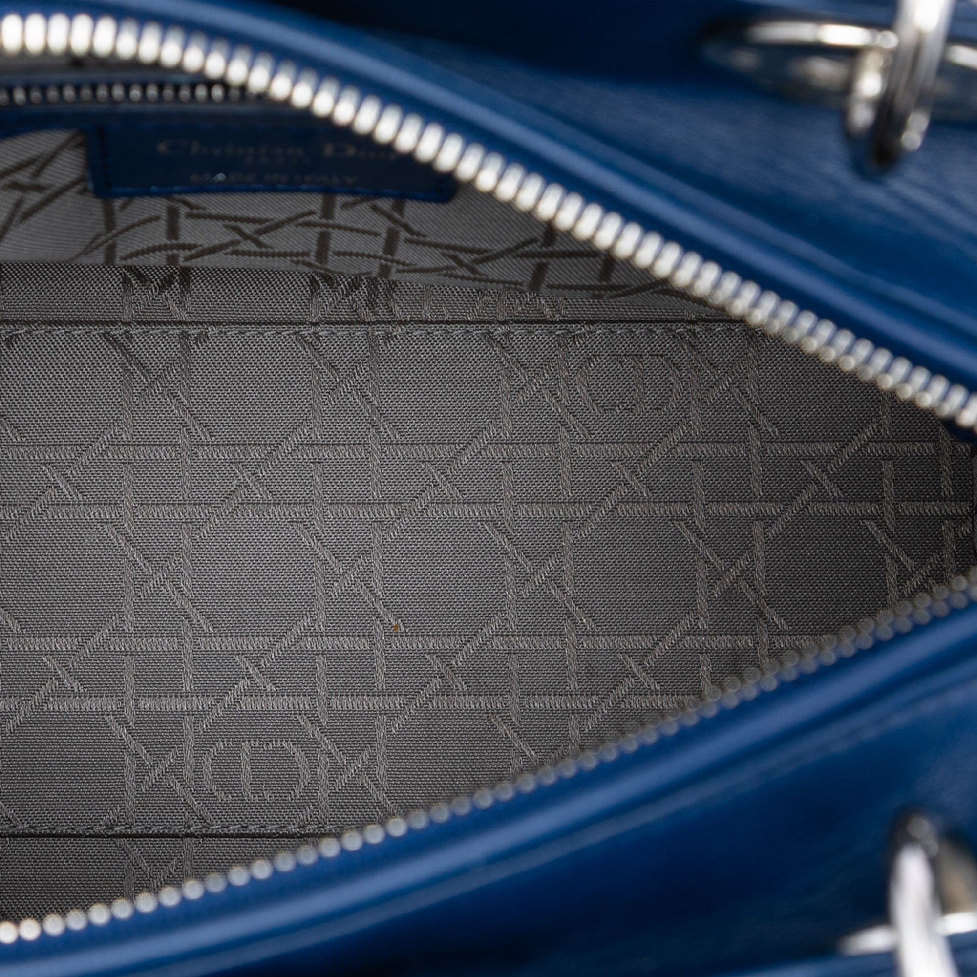 Medium Lambskin Cannage Lady Dior - Image 4