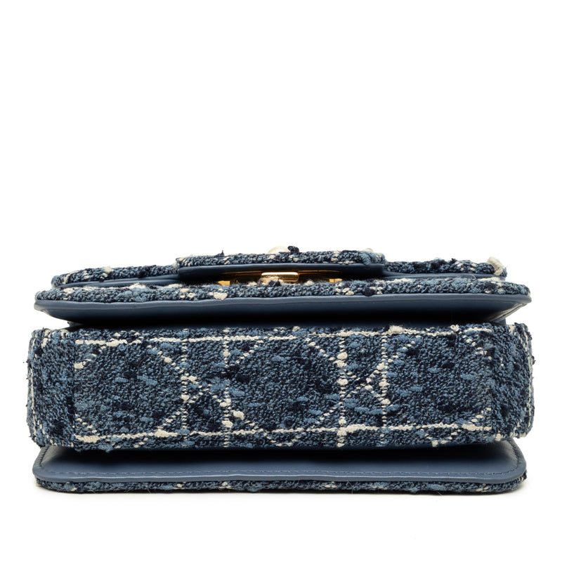 Mini Tweed Cannage Jolie Top Handle Bag - Image 3