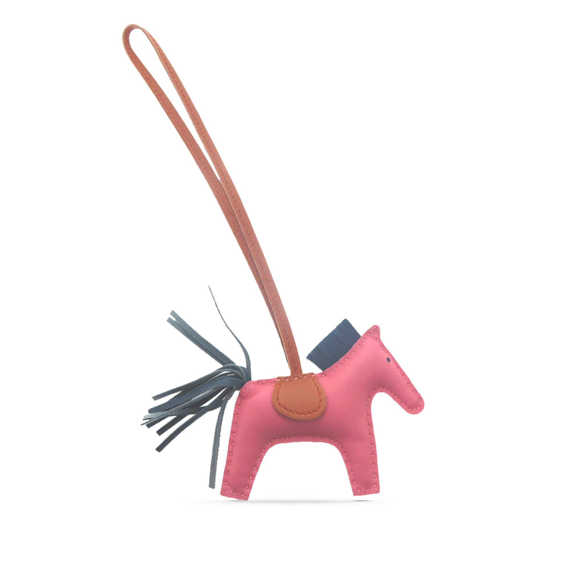 Milo Lambskin and Swift Grigri Rodeo Bag Charm PM - Image 2