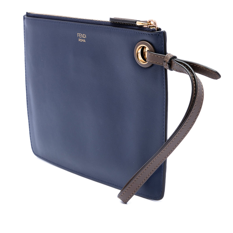 Fila Mania Multicolor Zucca Embossed Leather Clutch - Image 2