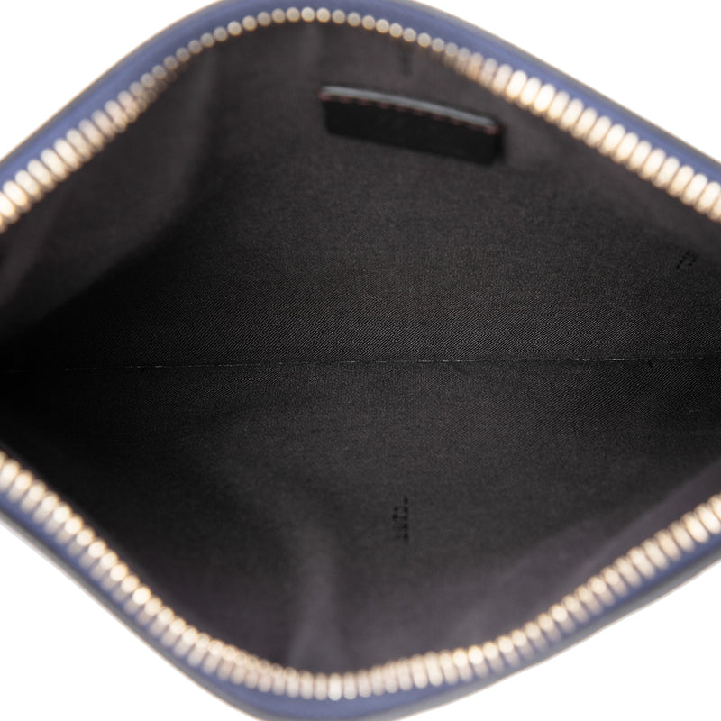 Fila Mania Multicolor Zucca Embossed Leather Clutch - Image 4