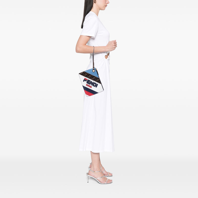 Fila Mania Multicolor Zucca Embossed Leather Clutch - Image 6