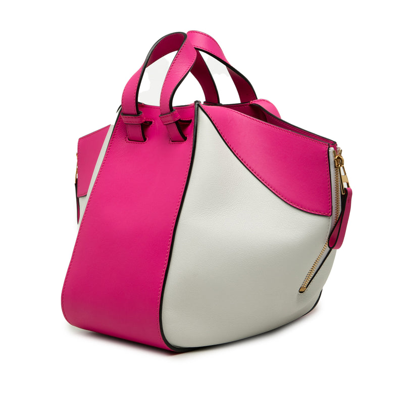 Small Bicolor Calfskin Hammock Bag - Image 2