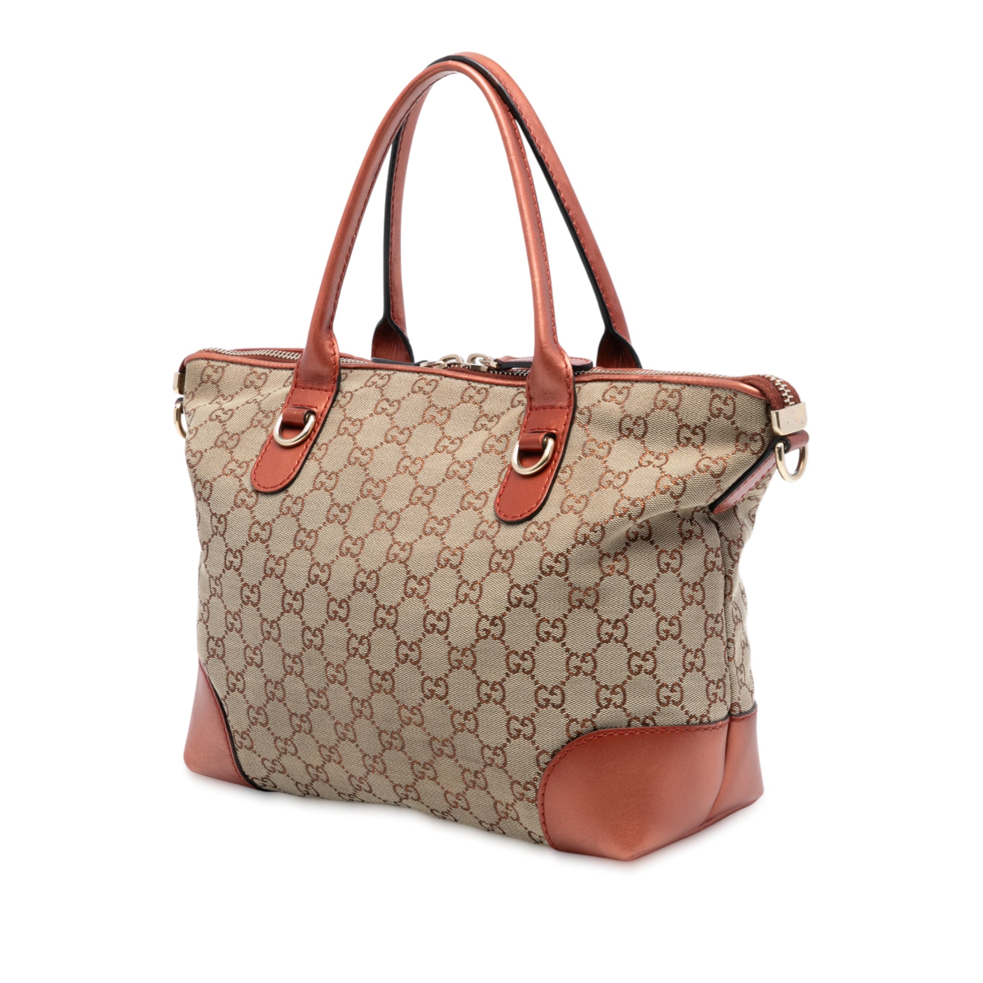 GG Canvas Heart Bit Satchel - Image 2