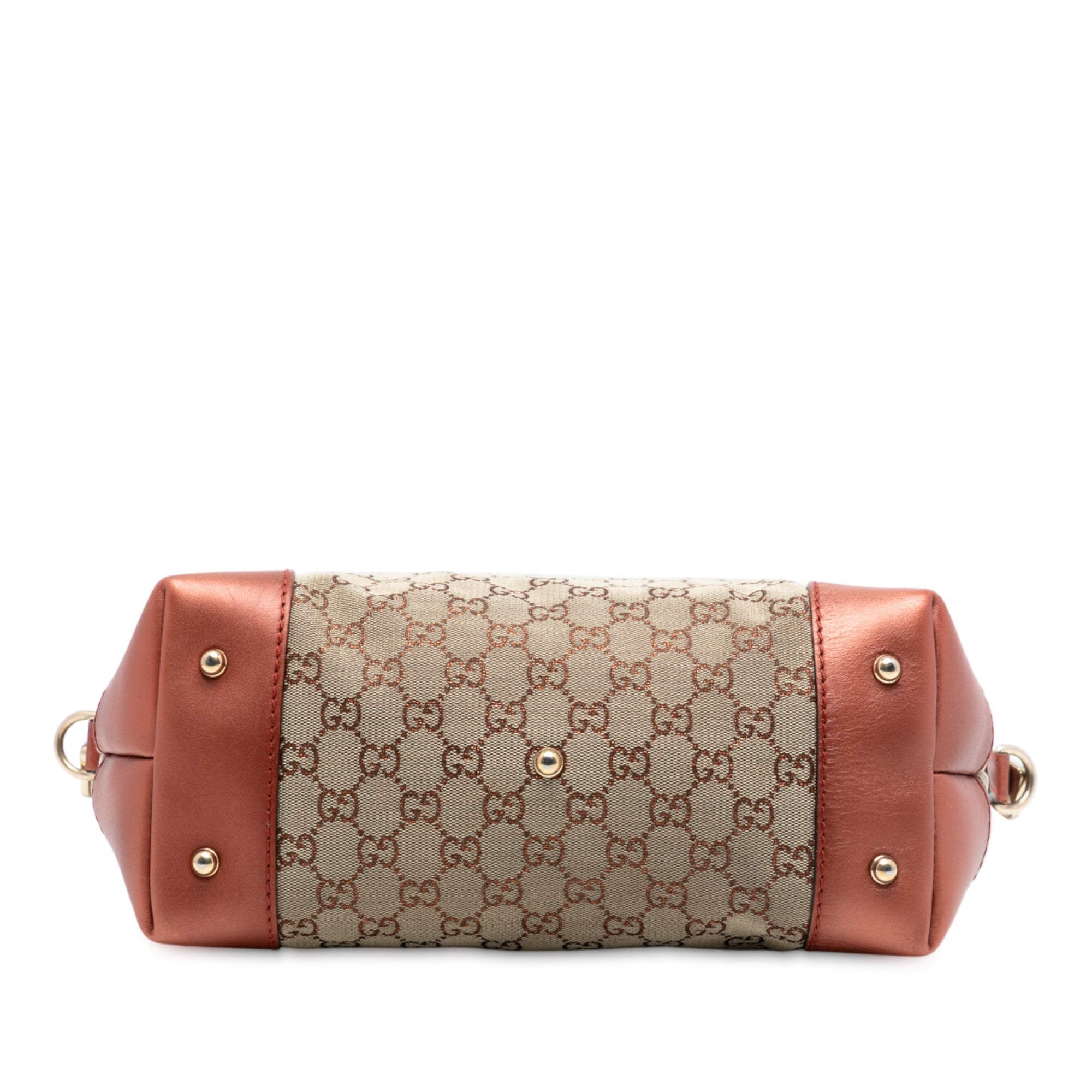 GG Canvas Heart Bit Satchel - Image 3