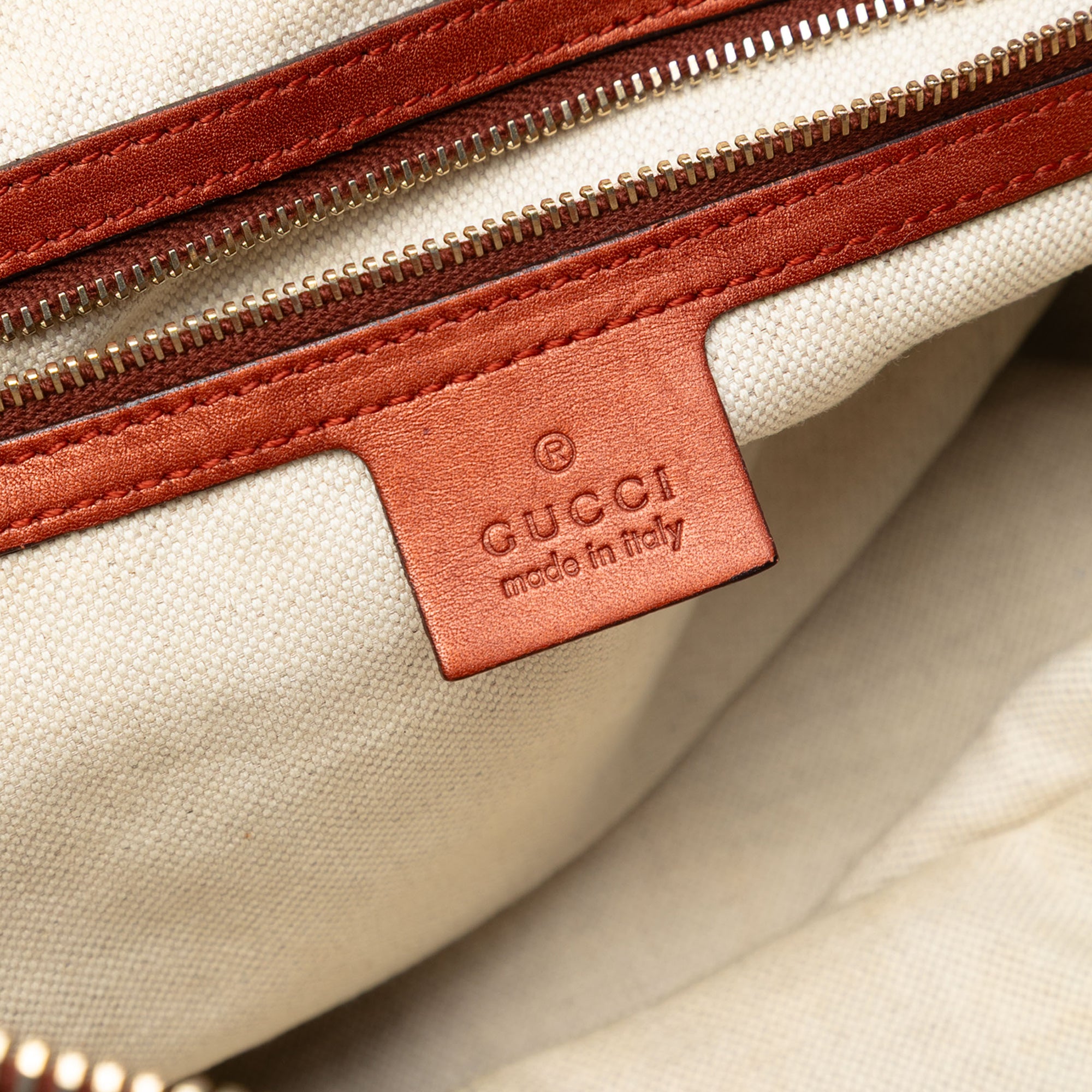 GG Canvas Heart Bit Satchel - Image 5