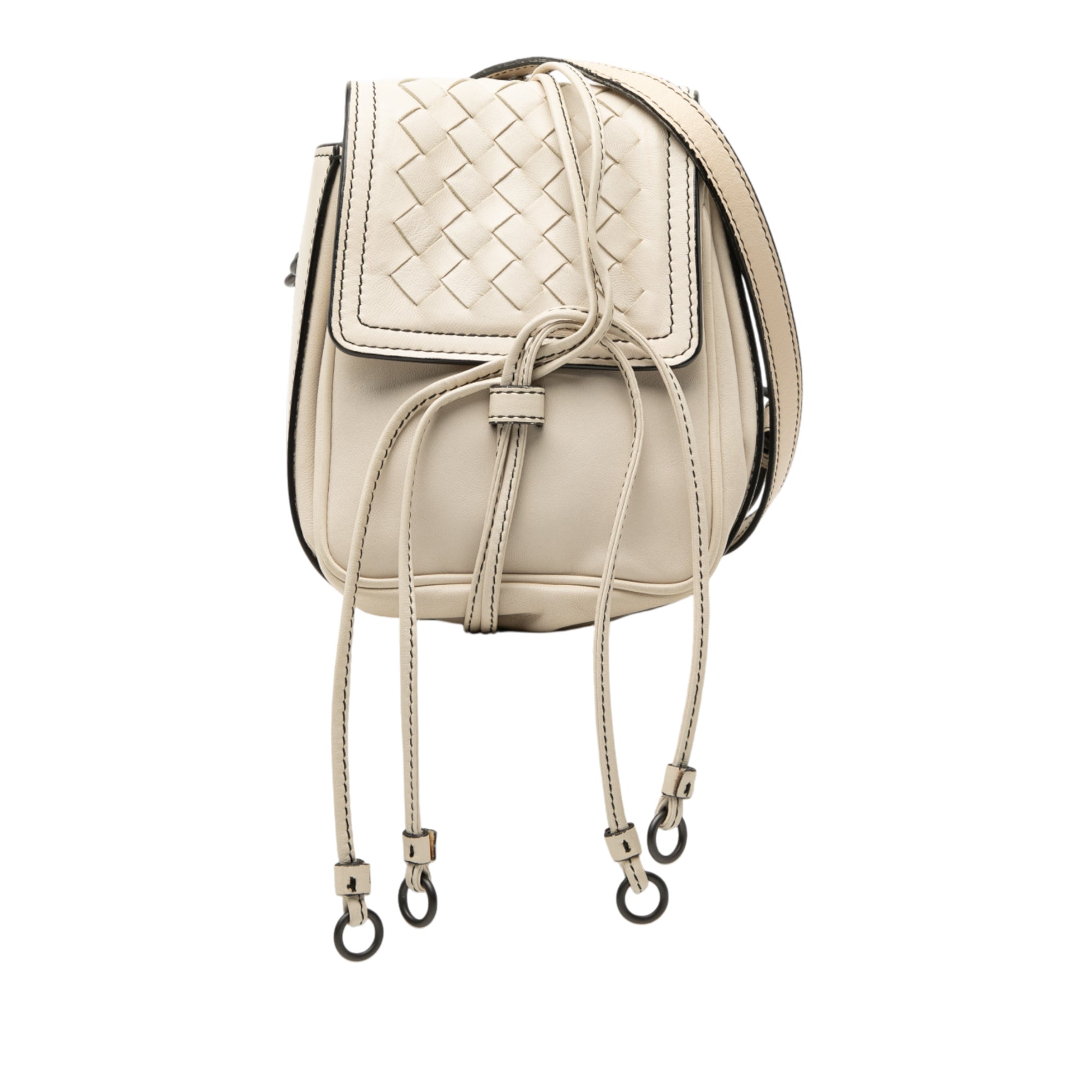 Nappa Intrecciato Double Sided Flap Crossbody - Image 1