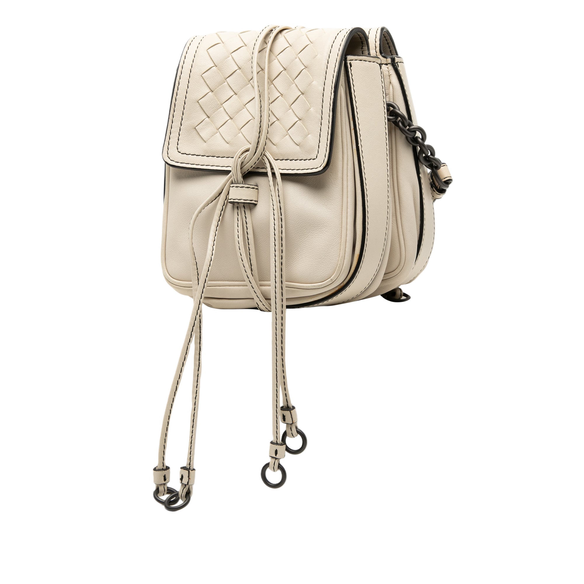 Nappa Intrecciato Double Sided Flap Crossbody - Image 2