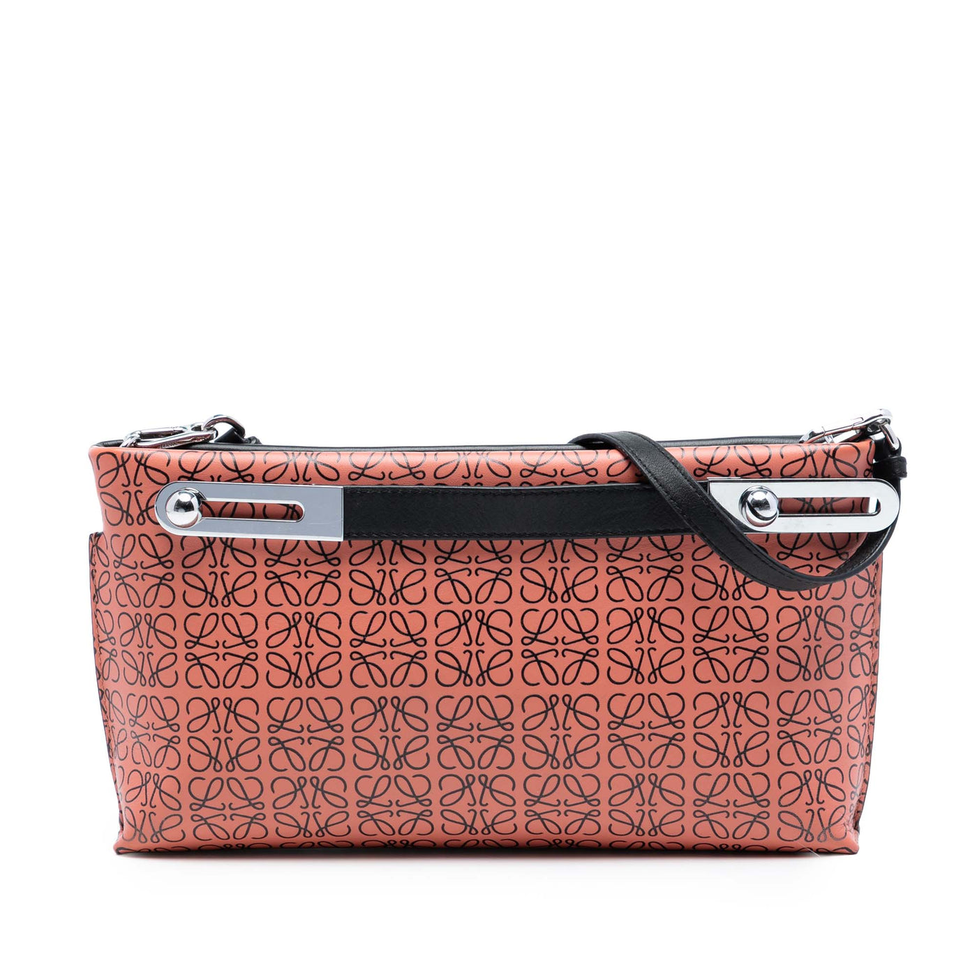 Small Repeat Anagram Leather Missy Satchel - Image 1