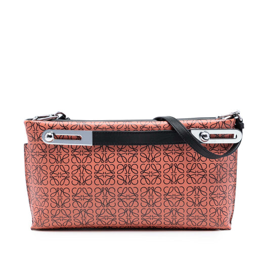 Small Repeat Anagram Leather Missy Satchel - Image 1