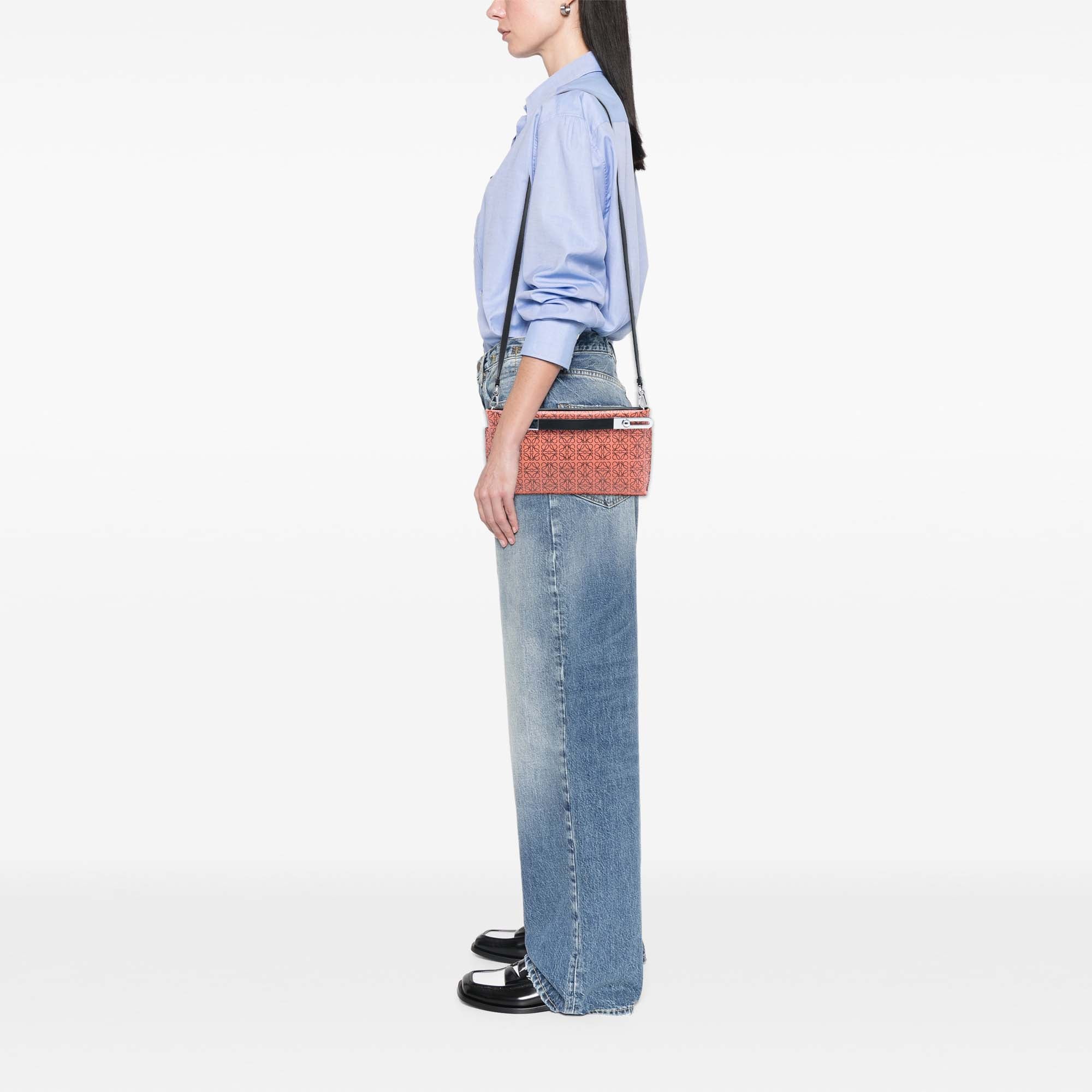 Small Repeat Anagram Leather Missy Satchel - Image 7