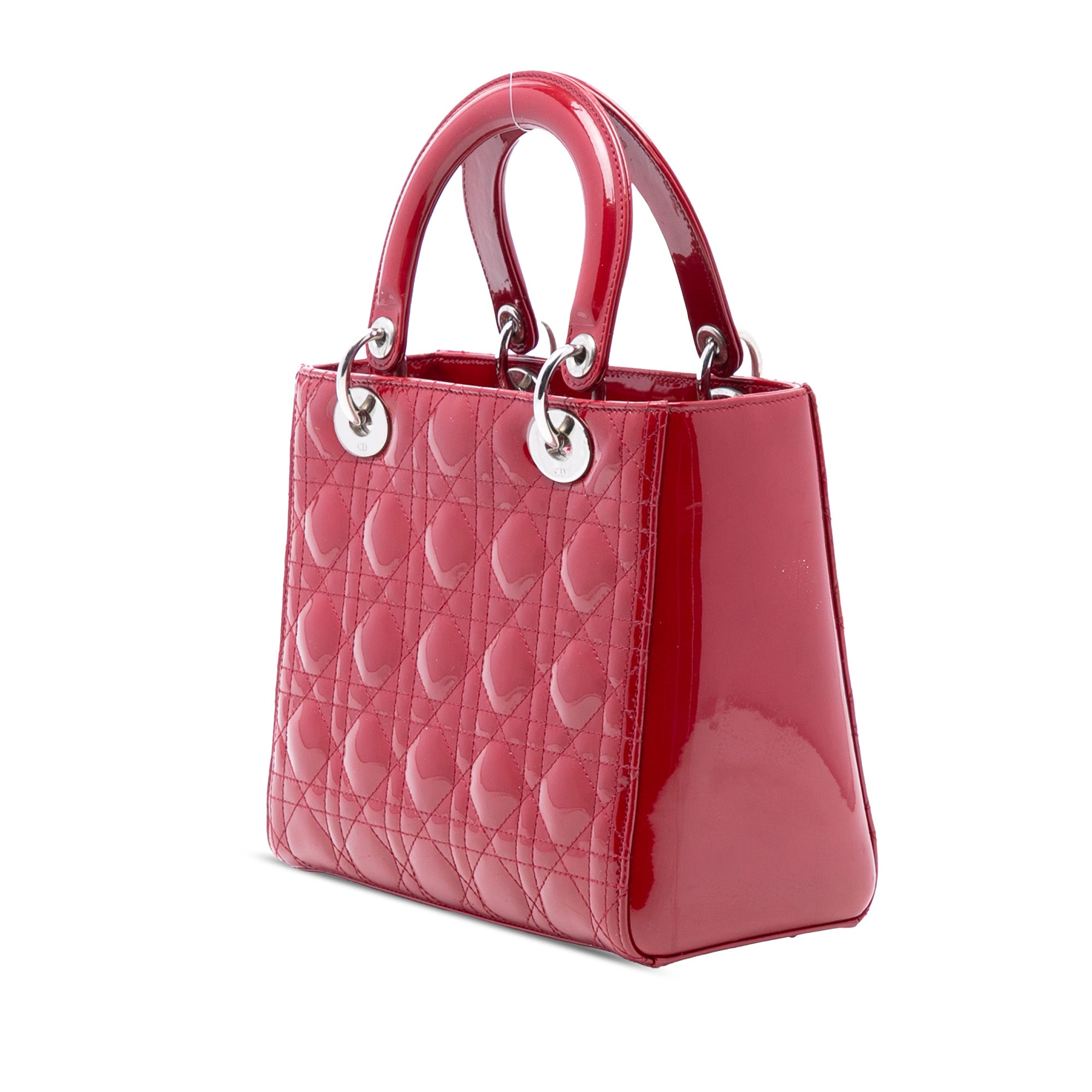 Medium Patent Cannage Lady Dior - Image 2