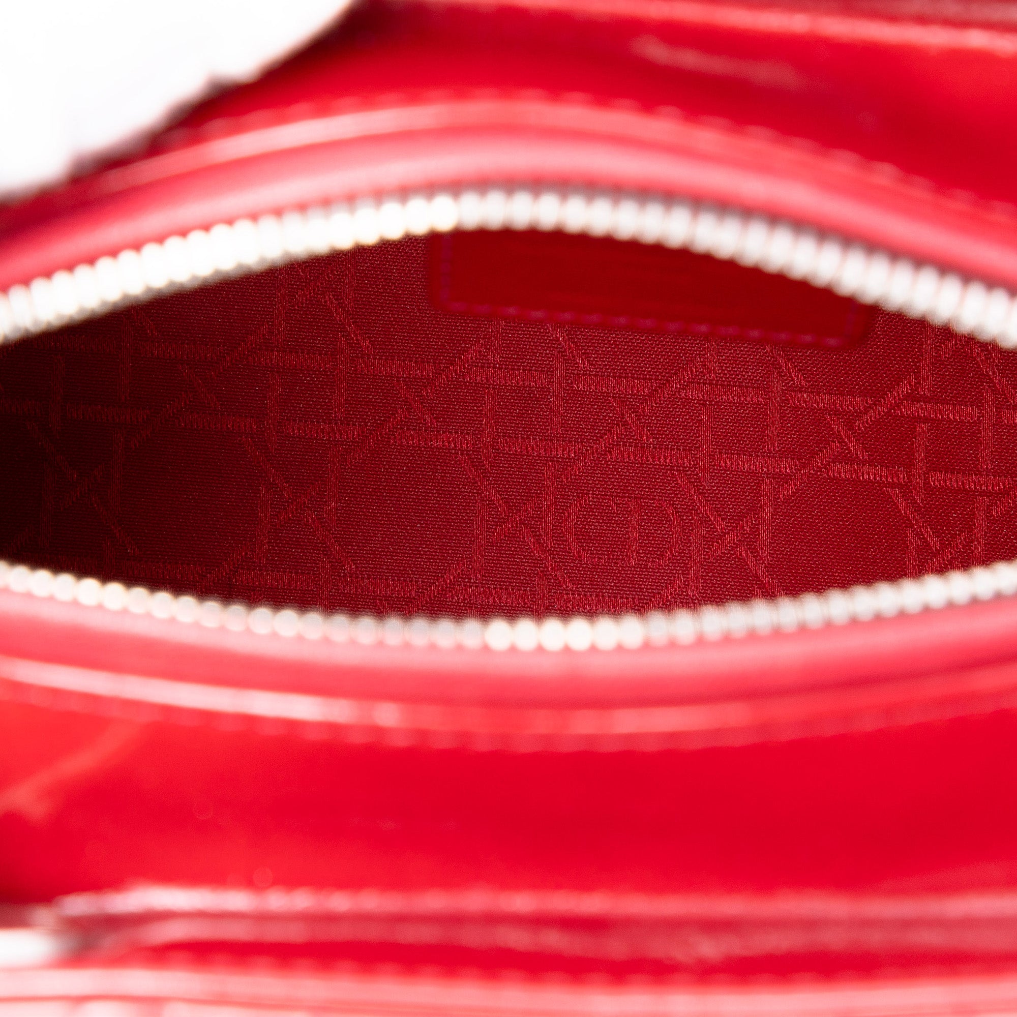 Medium Patent Cannage Lady Dior - Image 4