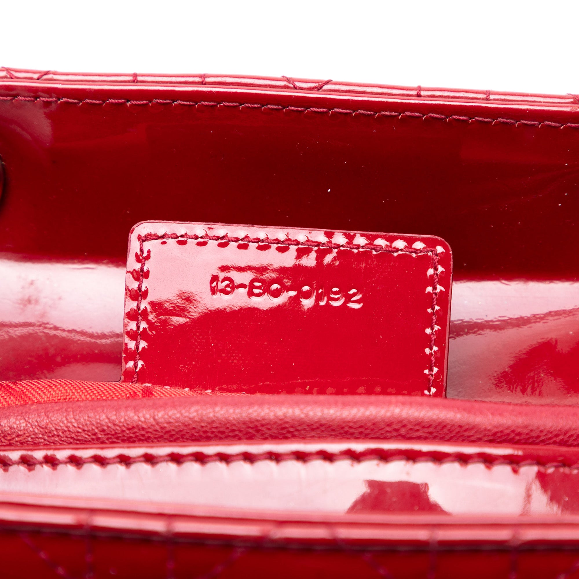Medium Patent Cannage Lady Dior - Image 5