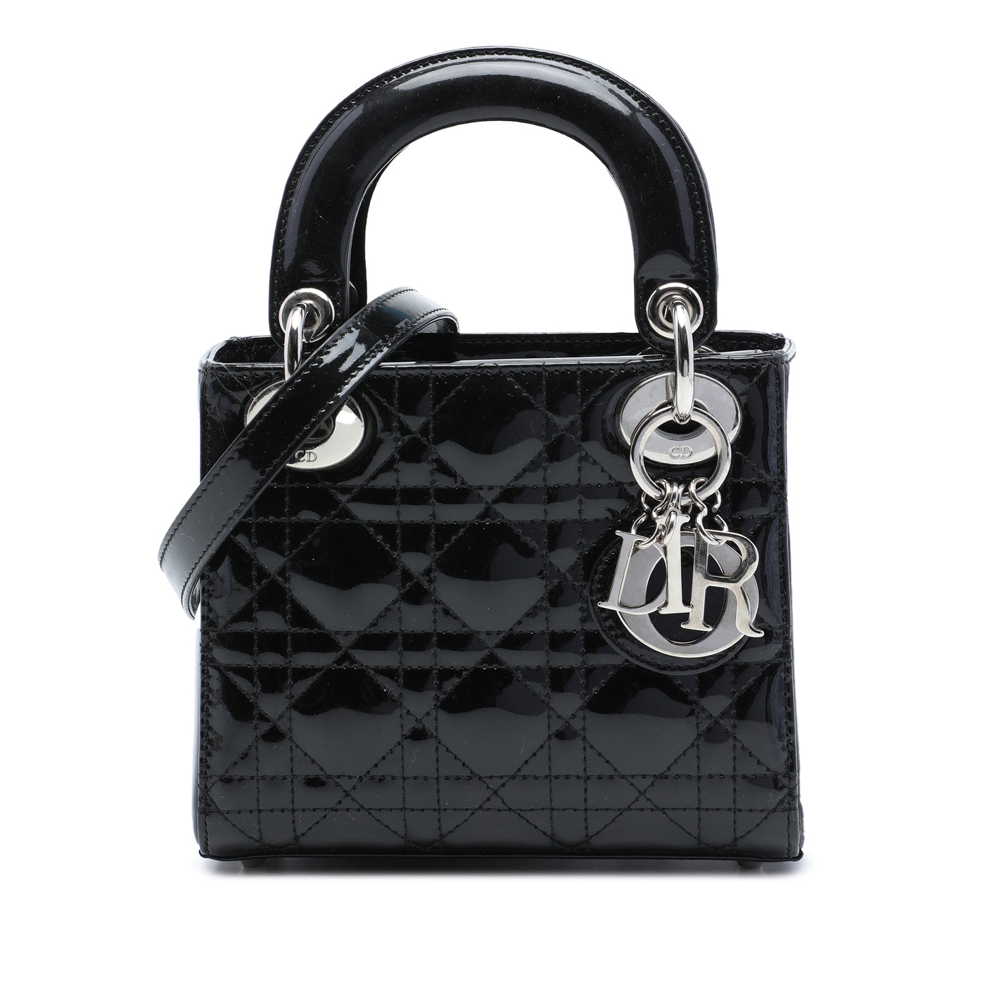 Mini Patent Cannage Lady Dior - Image 1