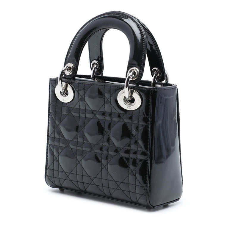 Mini Patent Cannage Lady Dior - Image 2