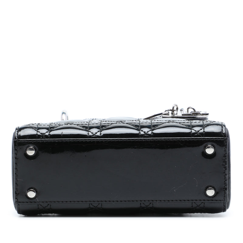 Mini Patent Cannage Lady Dior - Image 3