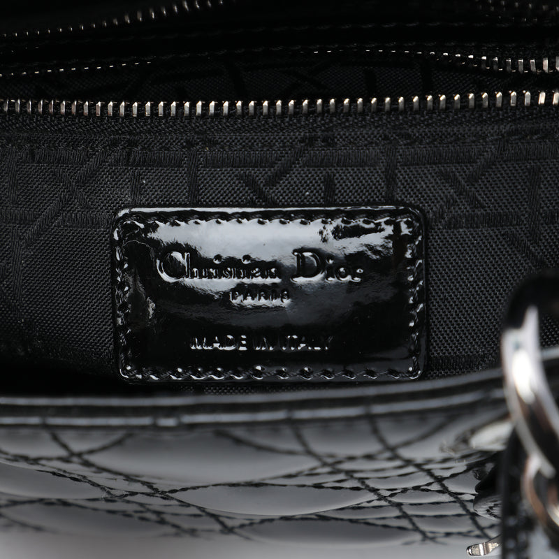 Mini Patent Cannage Lady Dior - Image 5