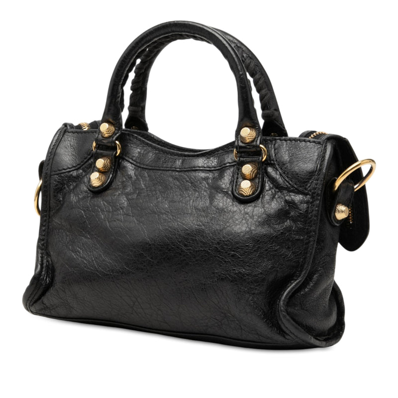 Mini Lambskin Motocross Giant 21 City Satchel - Image 2