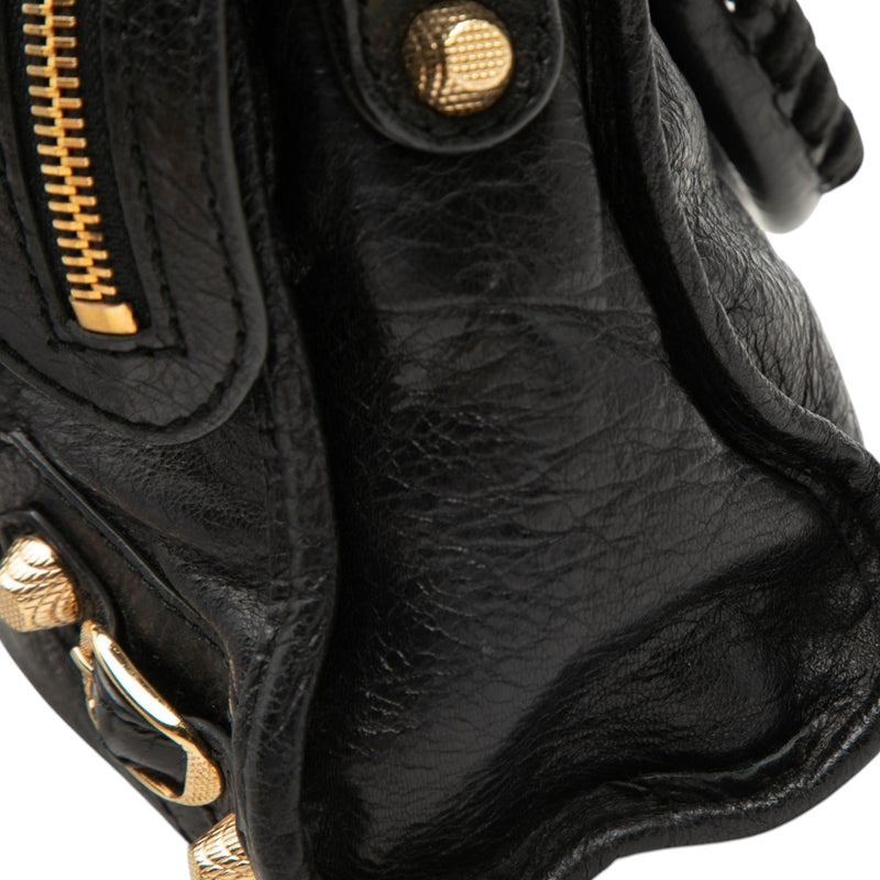 Mini Lambskin Motocross Giant 21 City Satchel - Image 6