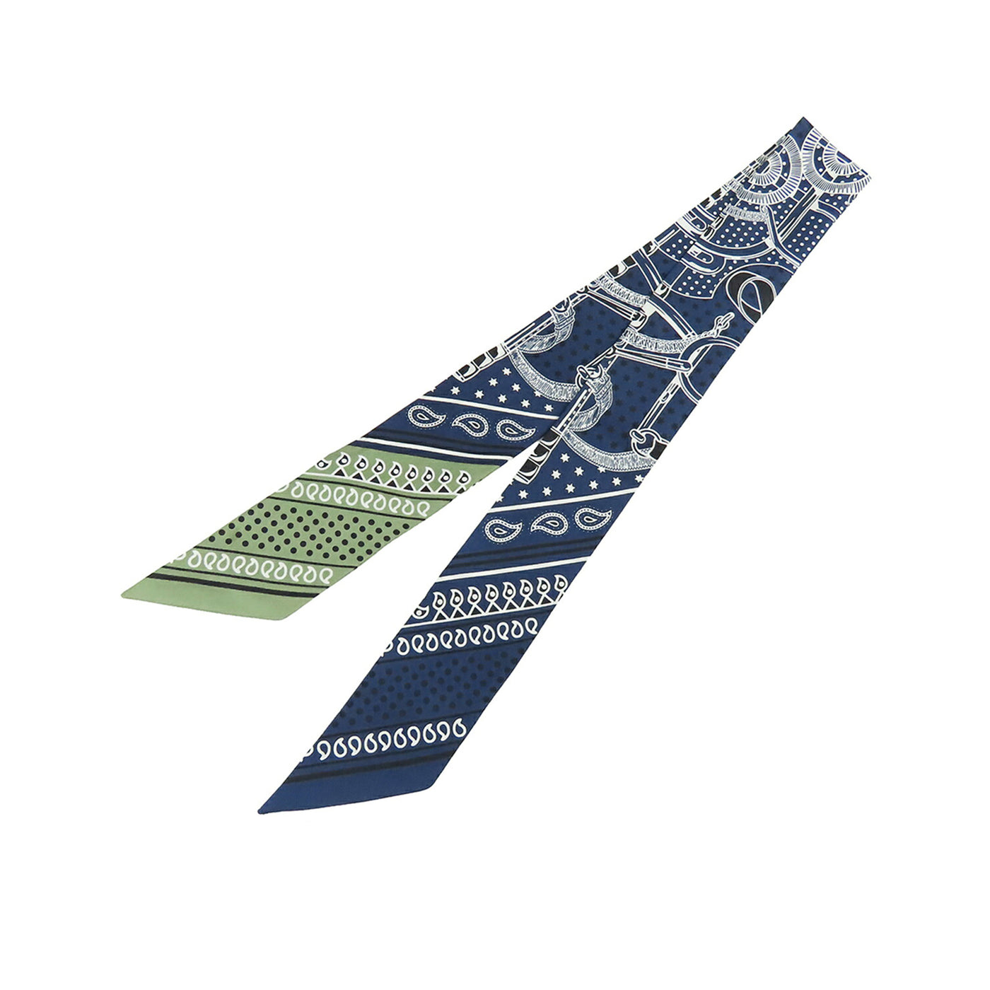 Eperon d Or Bandana Silk Twilly Scarf - Image 1