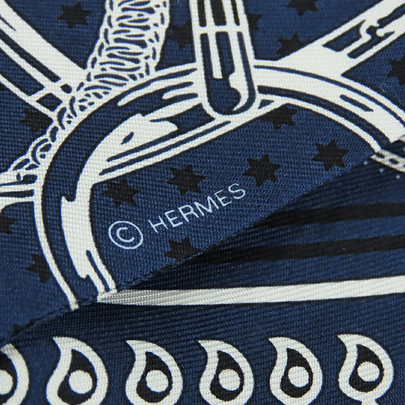 Eperon d Or Bandana Silk Twilly Scarf - Image 3