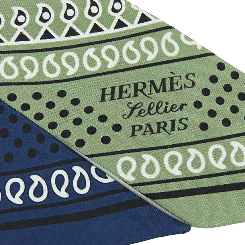 Eperon d Or Bandana Silk Twilly Scarf - Image 8
