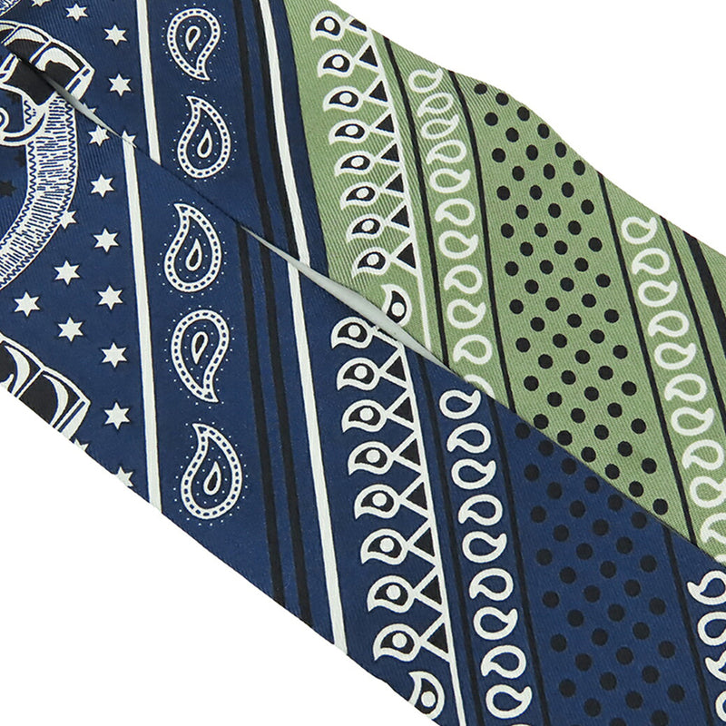 Eperon d Or Bandana Silk Twilly Scarf - Image 9