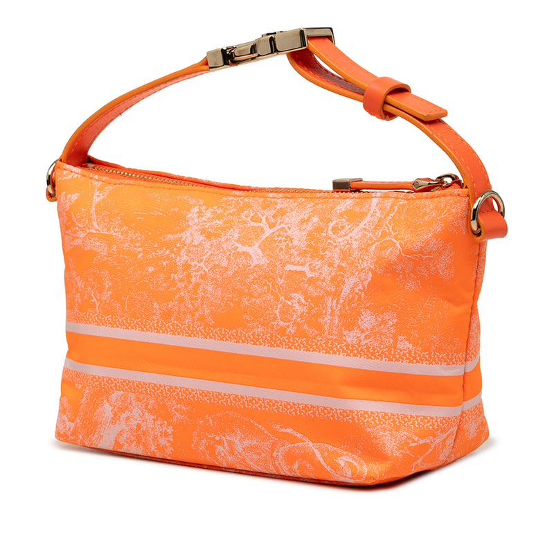 Small Technical Fabric Toile de Jouy Reverse DiorTravel Nomad Pouch - Image 2