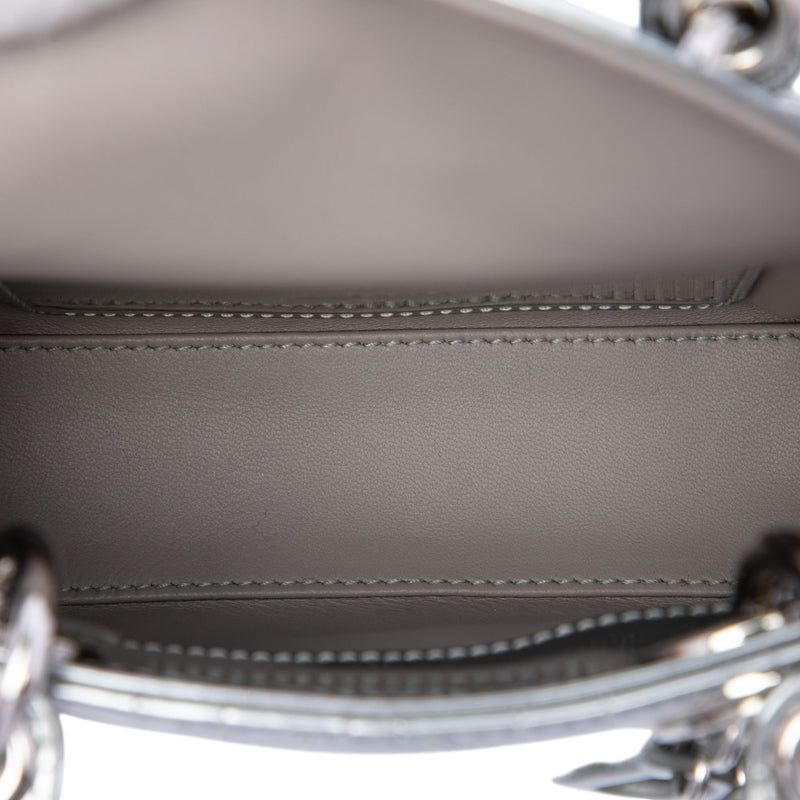 Micro Metallic Patent Cannage Bear Lady Dior - Image 4