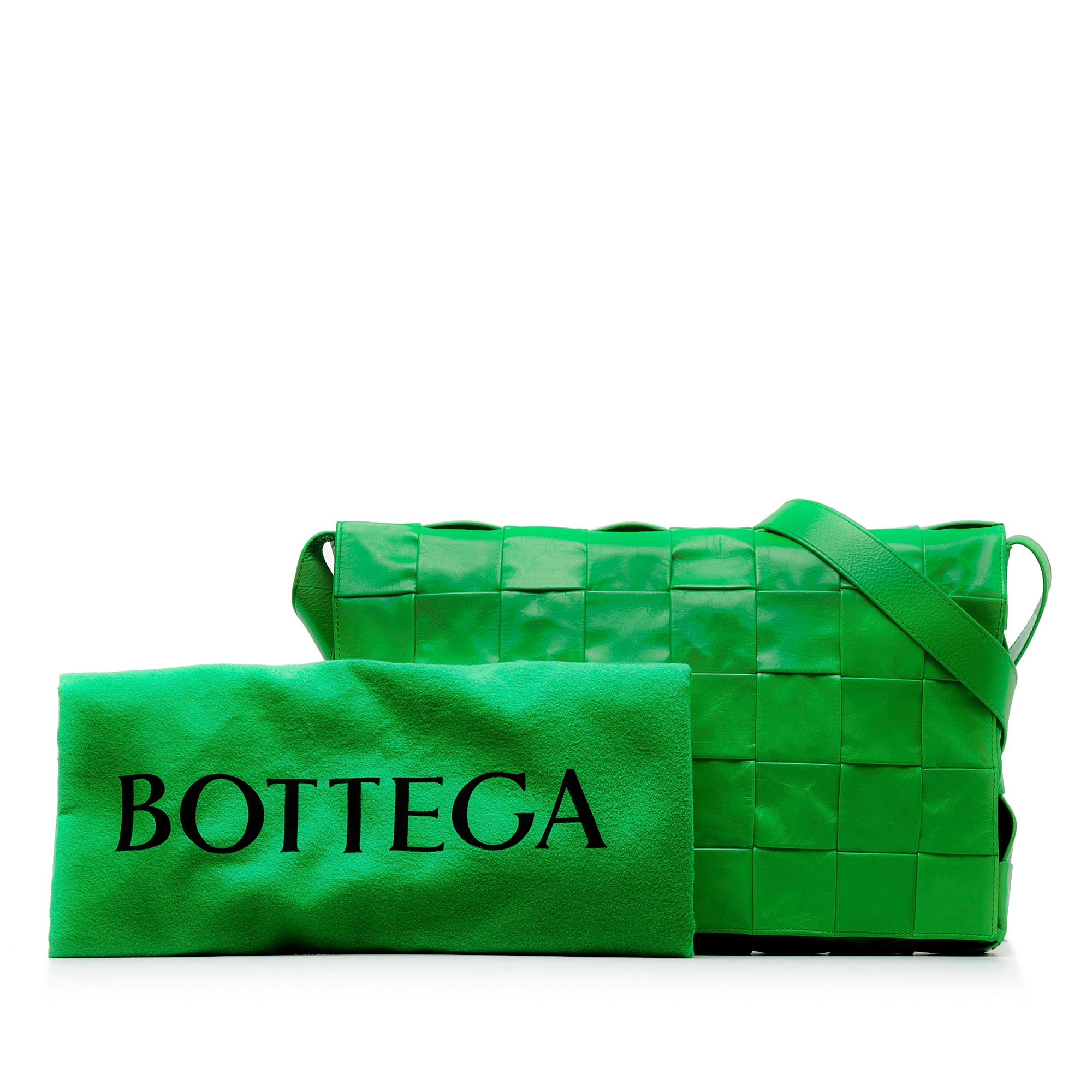 Maxi Paper Calfskin Intrecciato Cassette Crossbody - Image 13