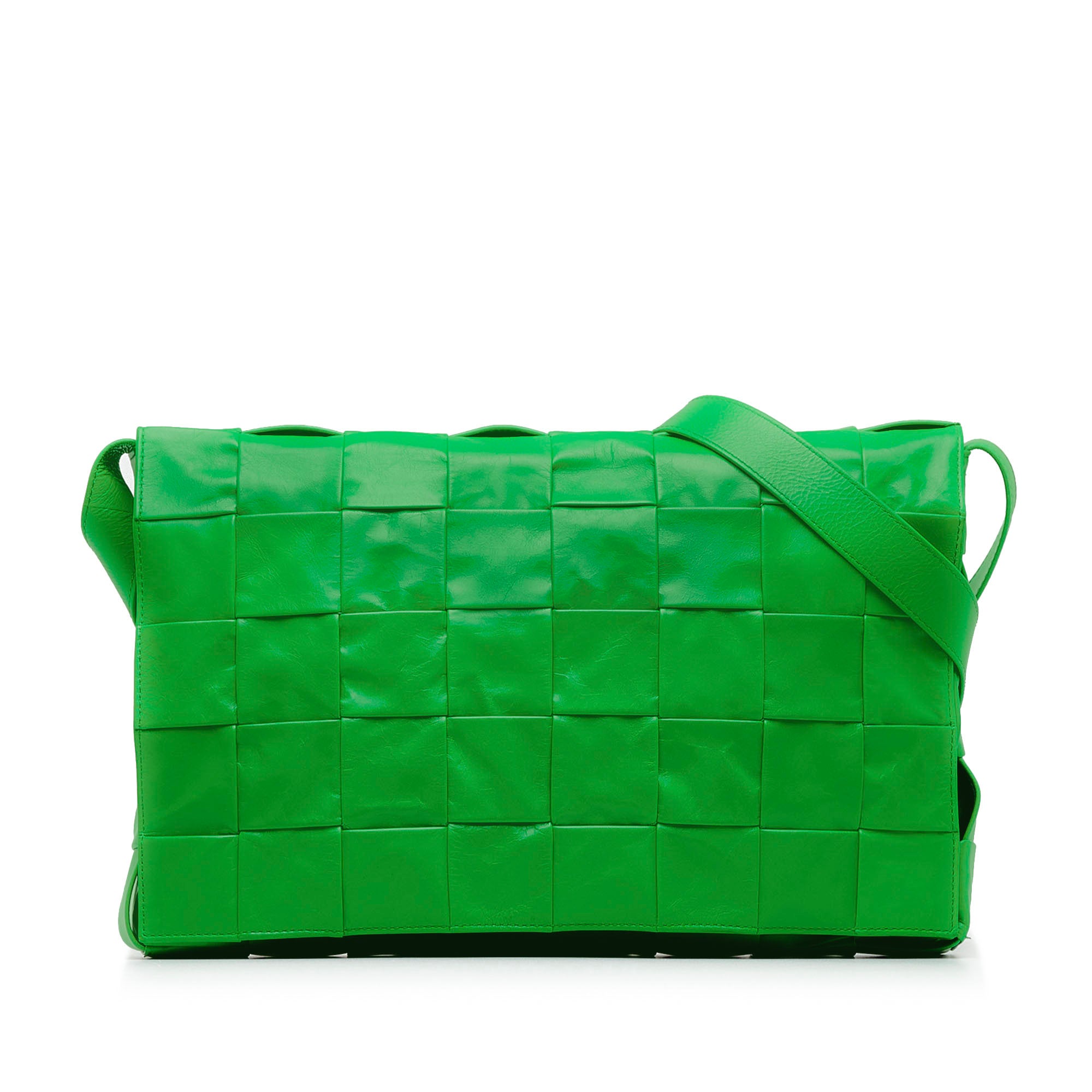 Maxi Paper Calfskin Intrecciato Cassette Crossbody - Image 1