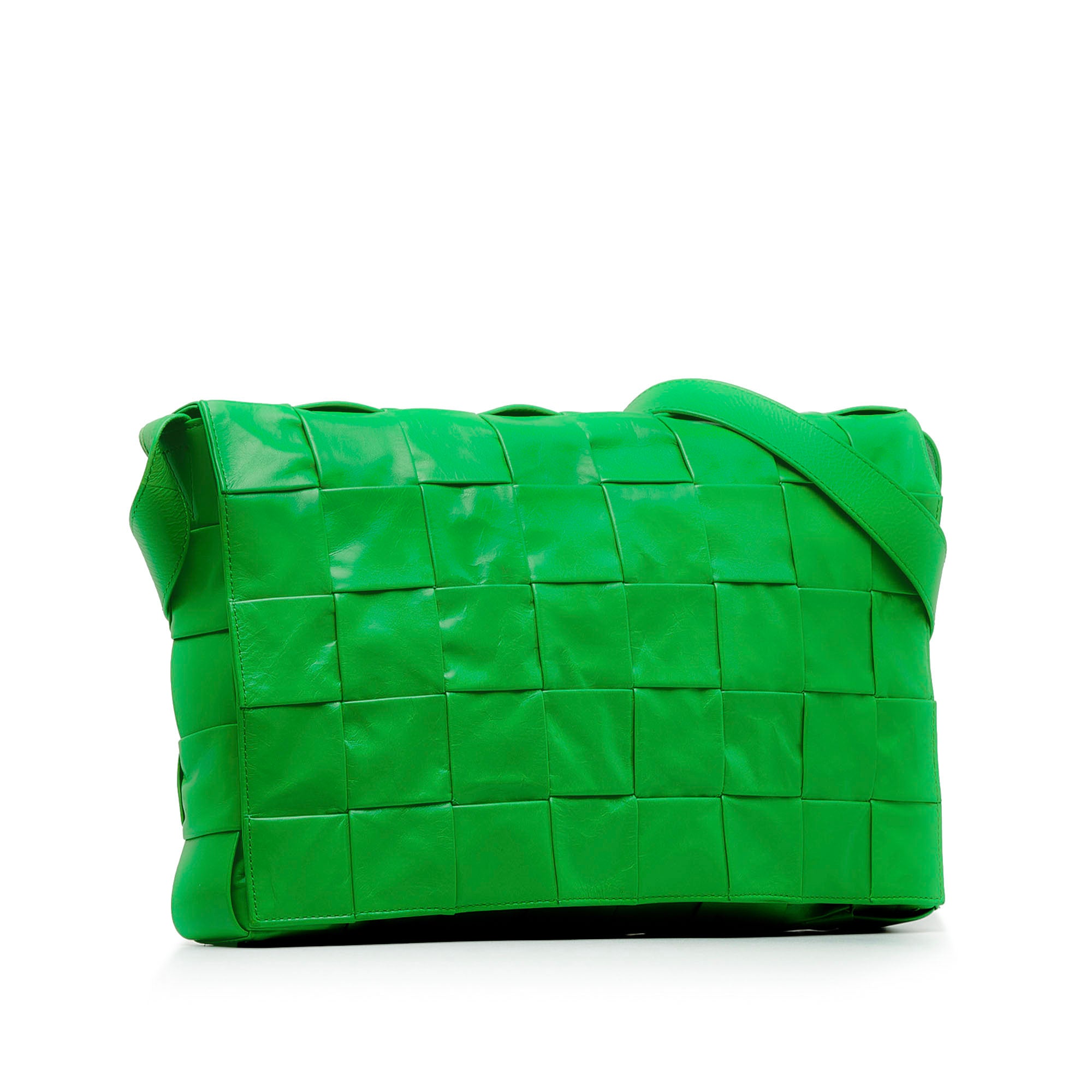 Maxi Paper Calfskin Intrecciato Cassette Crossbody - Image 2