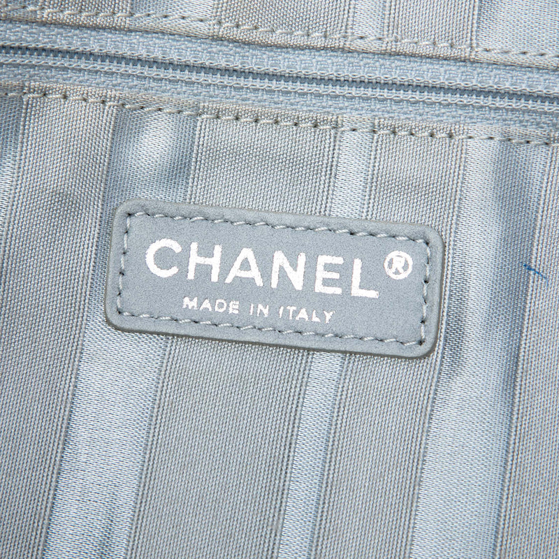 Large Denim CC Disc Bon Bon Tote - Image 5