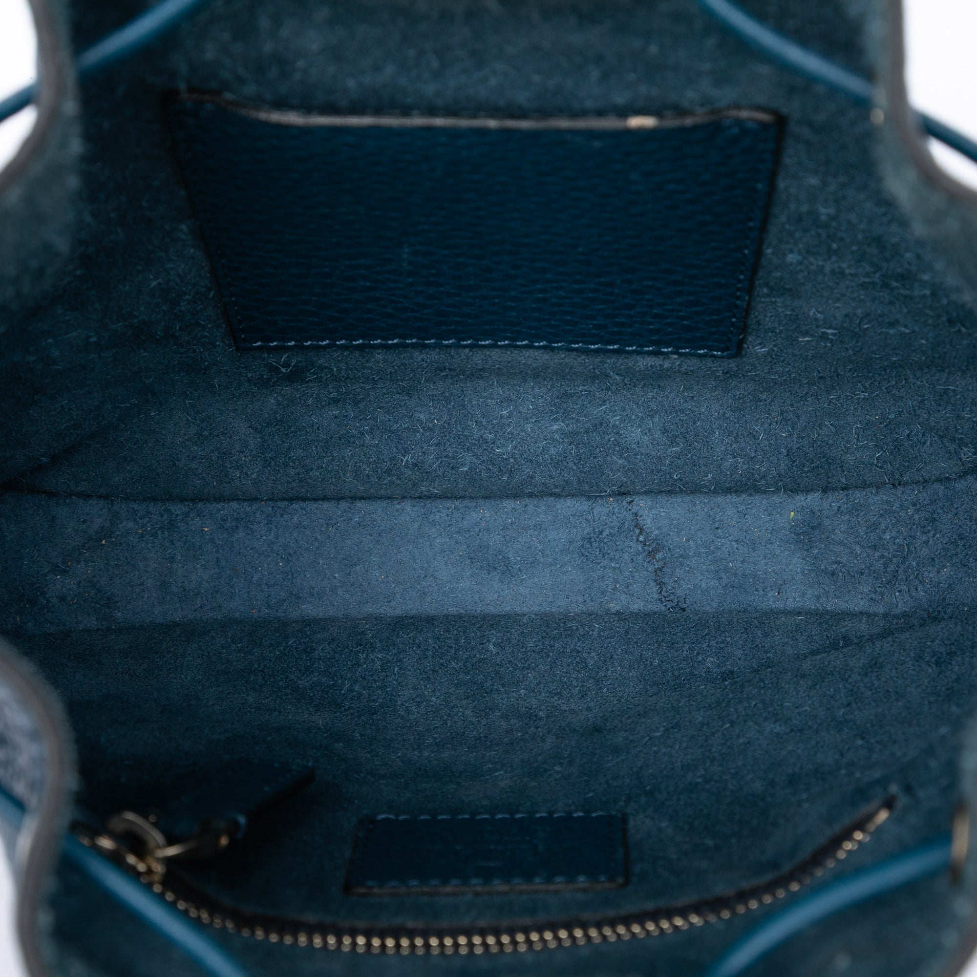 Small Grained Calfskin Rockstud Bucket Bag - Image 4