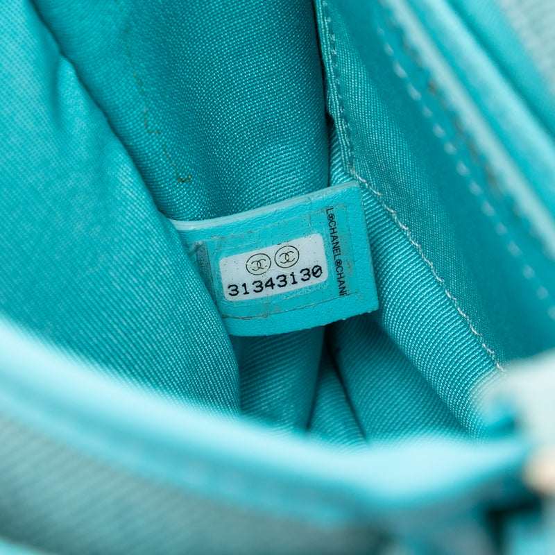 Mini CC Quilted Denim Crossbody - Image 6