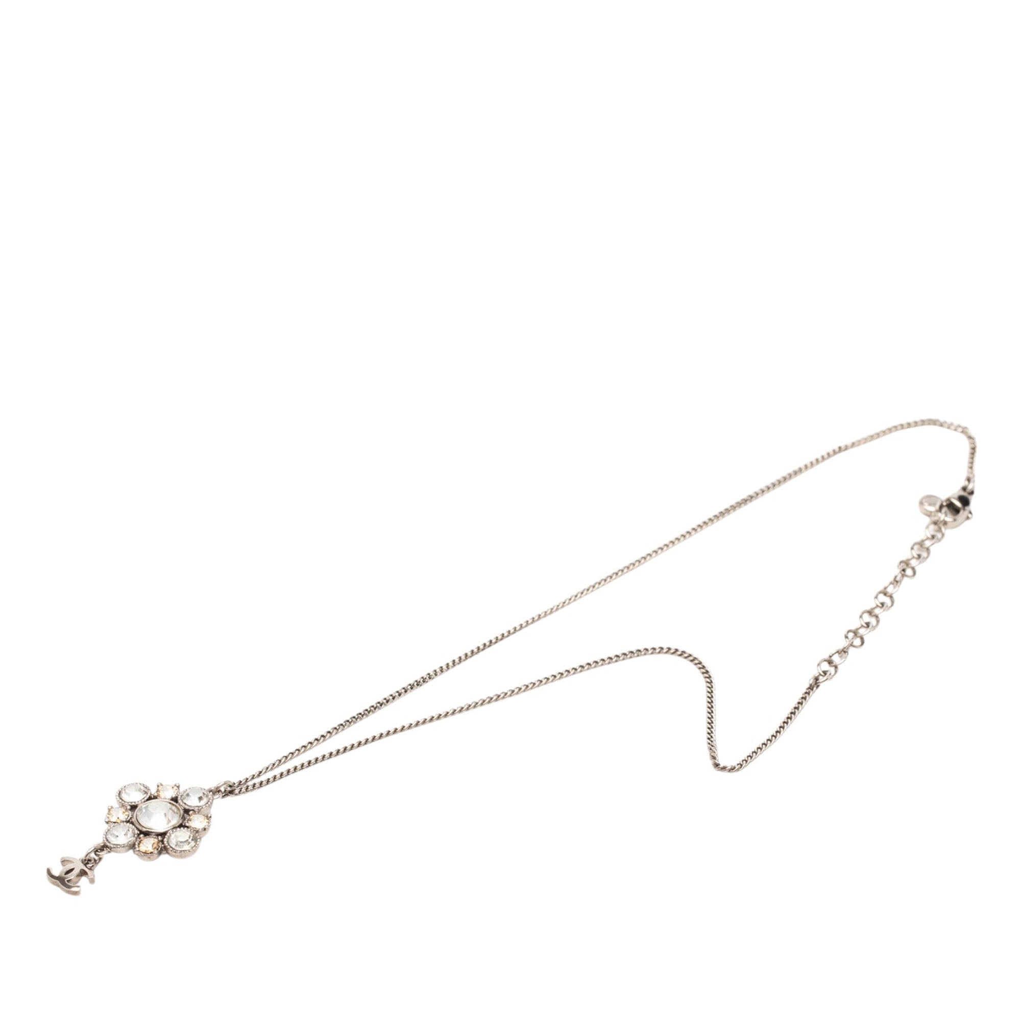 CC Brass Strass Pendant Necklace - Image 1