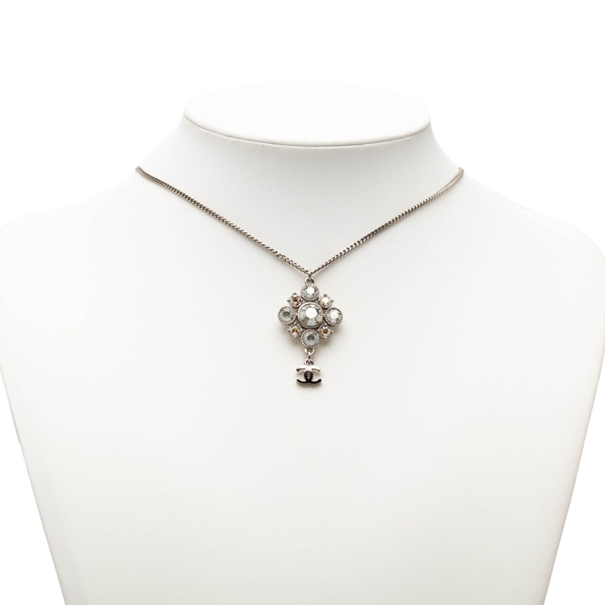 CC Brass Strass Pendant Necklace - Image 6