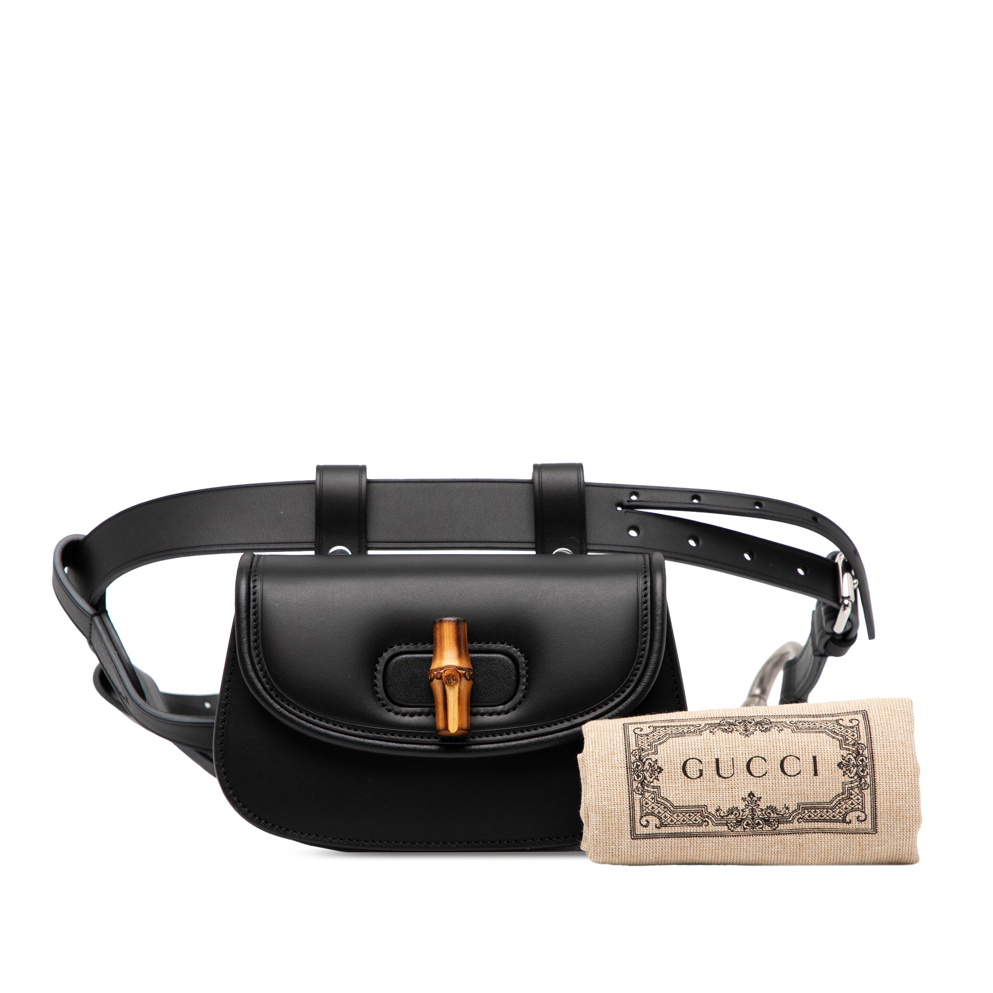 Mini Calfskin Bamboo 1947 Belt Bag - Image 8