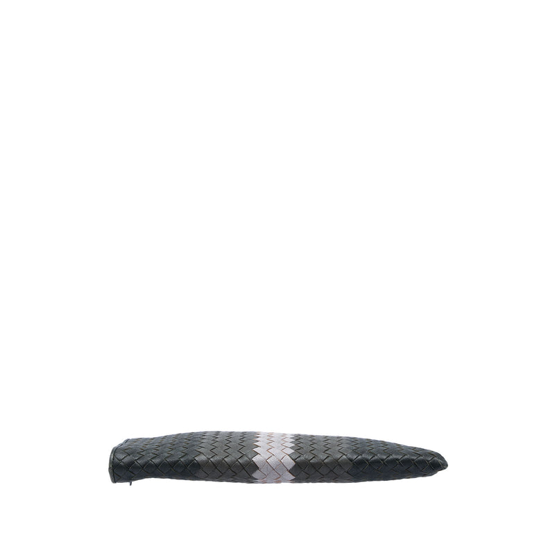Tricolor Nappa Intrecciato Clutch - Image 3