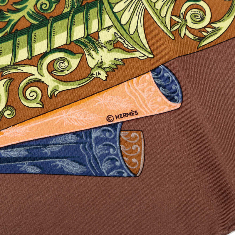 L Atlantide Silk Scarf 90 - Image 3