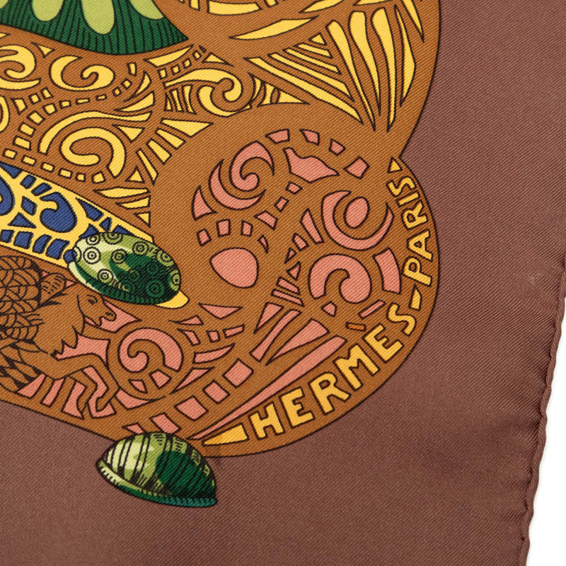 L Atlantide Silk Scarf 90 - Image 7