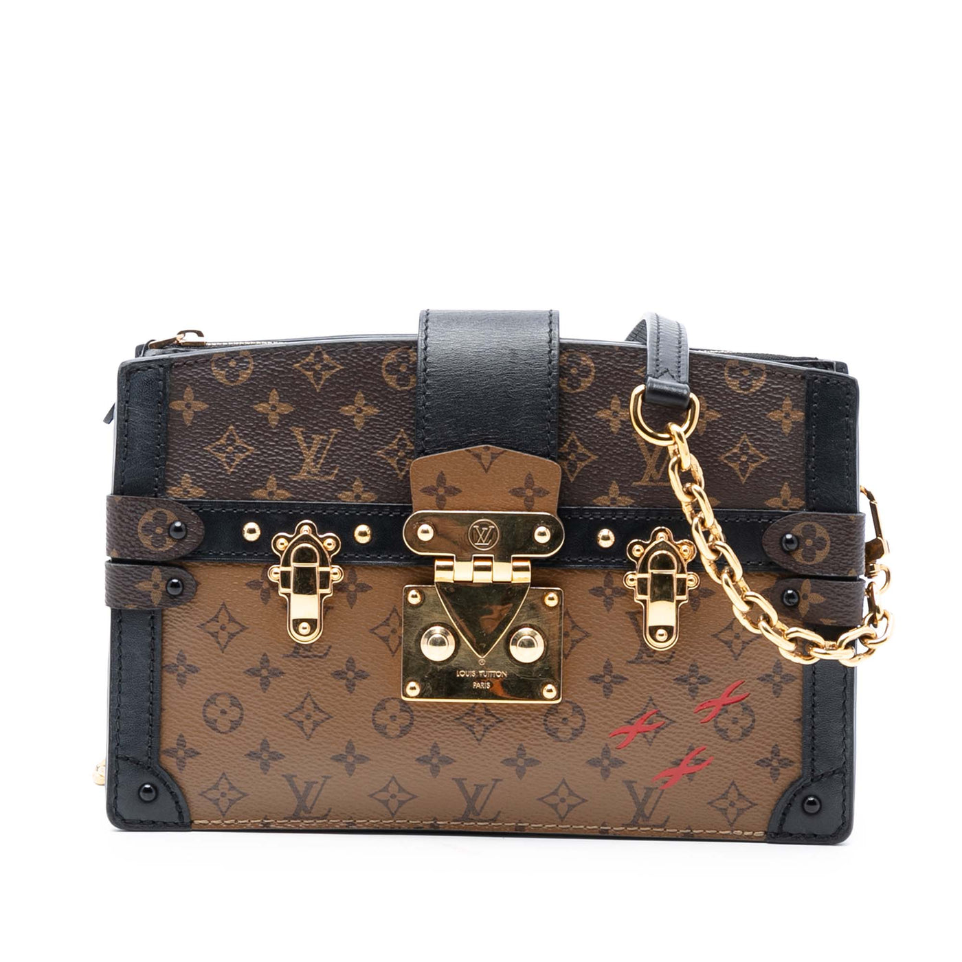 Monogram Reverse Trunk Clutch - Image 1