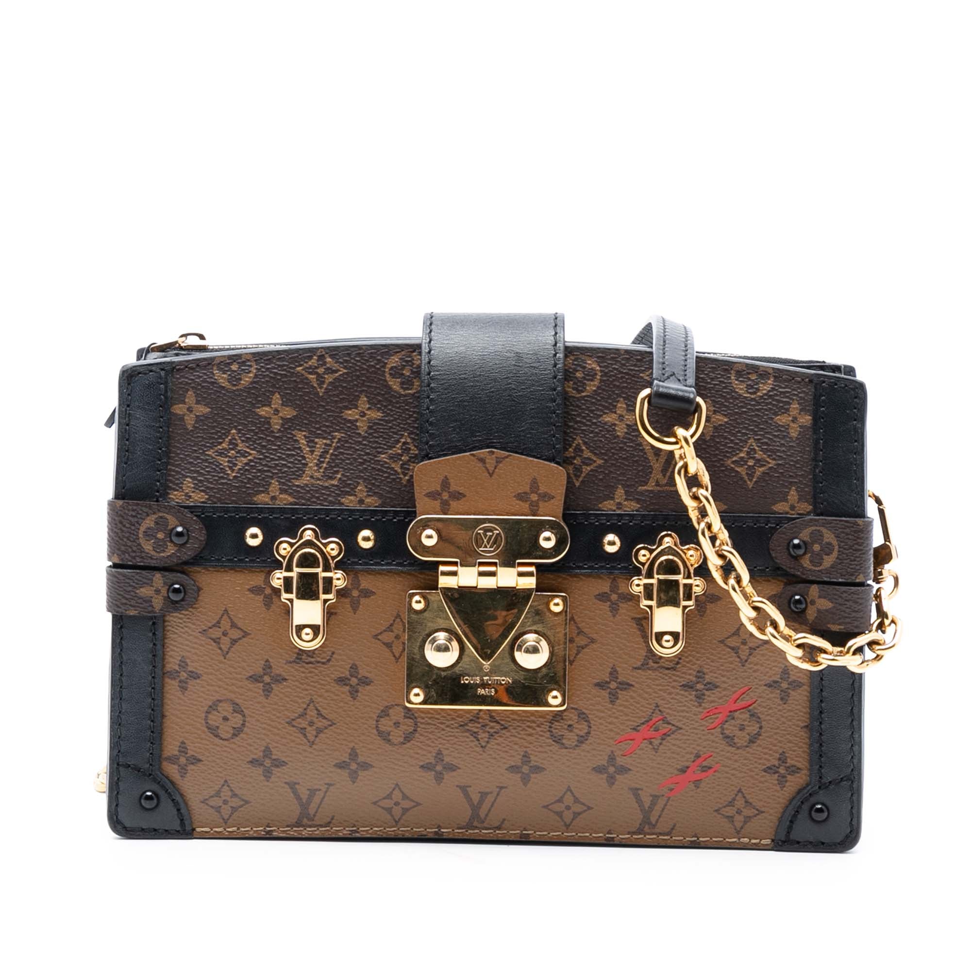 Monogram Reverse Trunk Clutch - Image 1