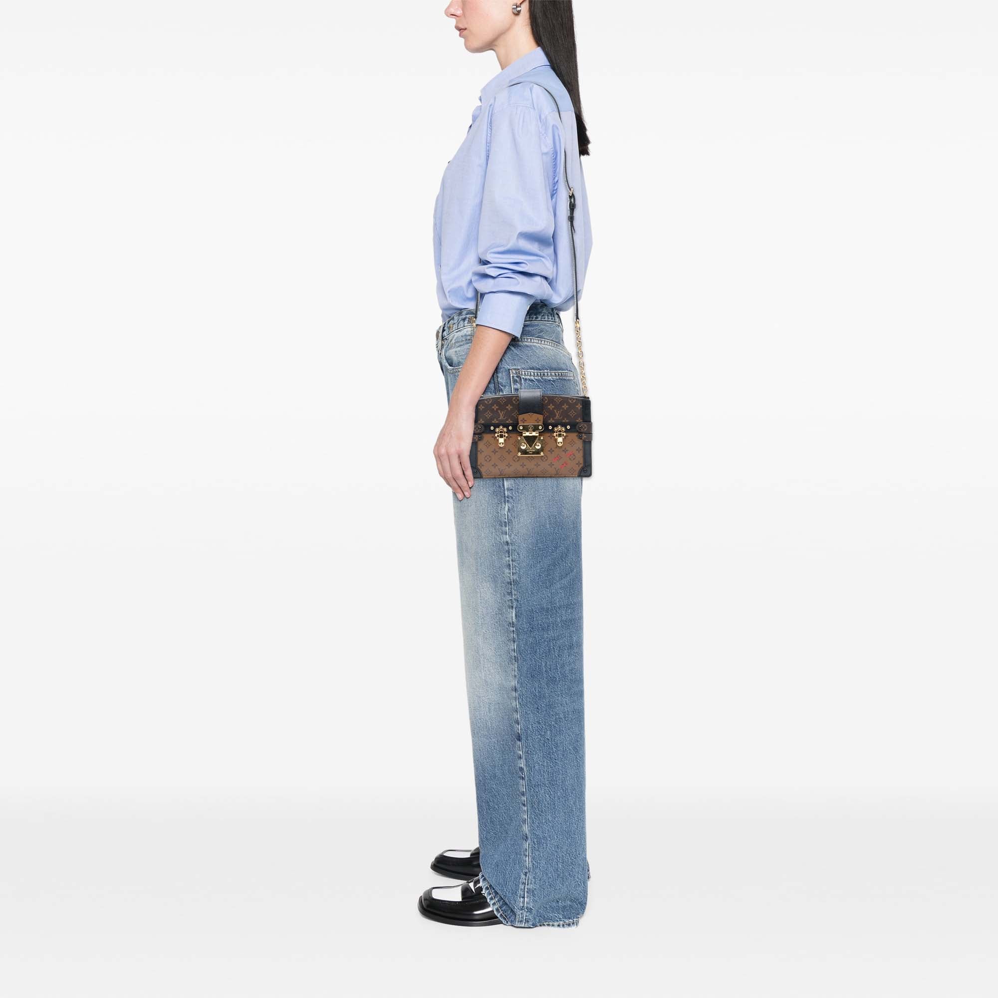 Monogram Reverse Trunk Clutch - Image 7