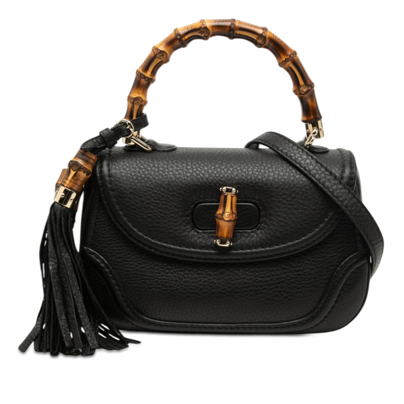 Small Leather New Bamboo Satchel - Image 1