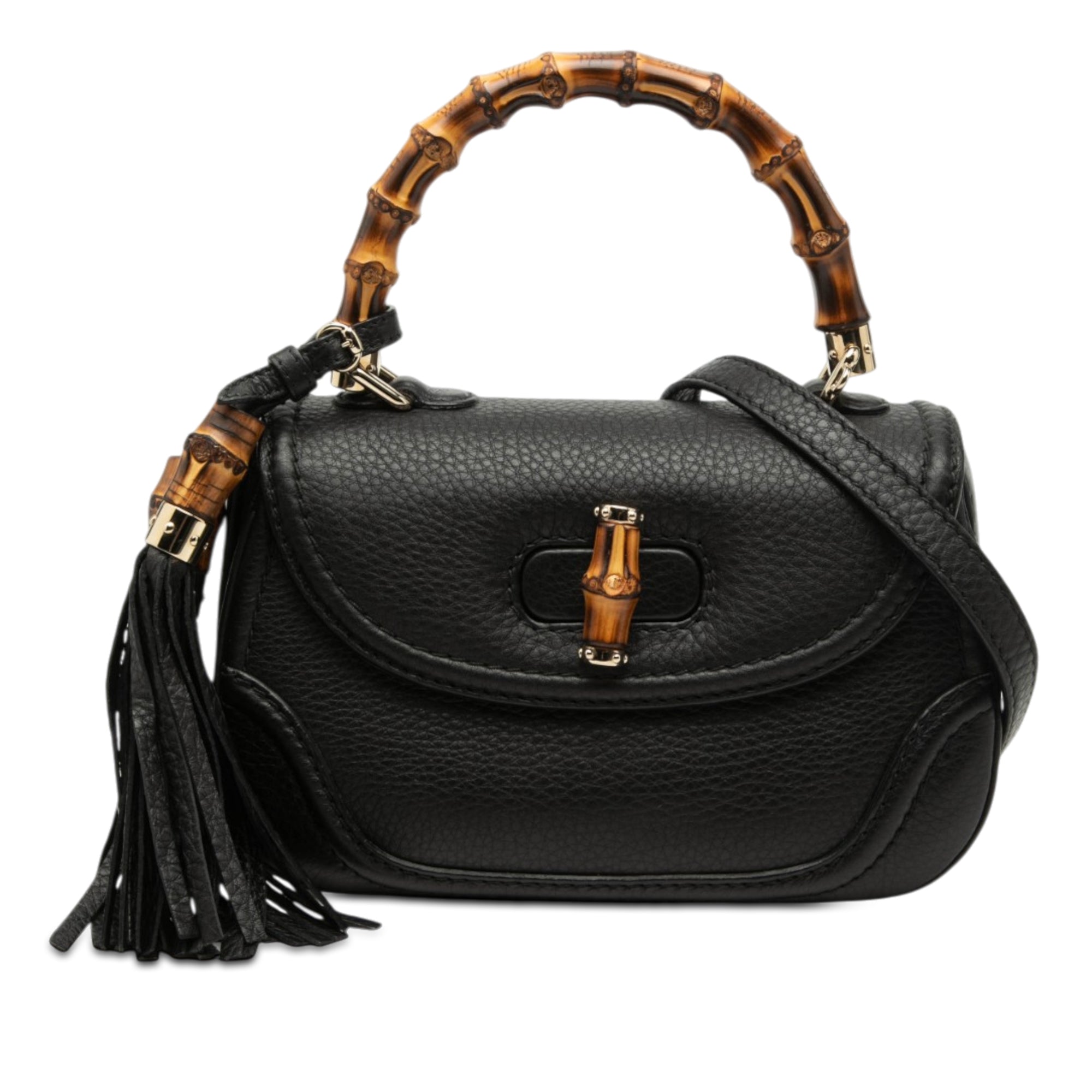 Small Leather New Bamboo Satchel - Image 1