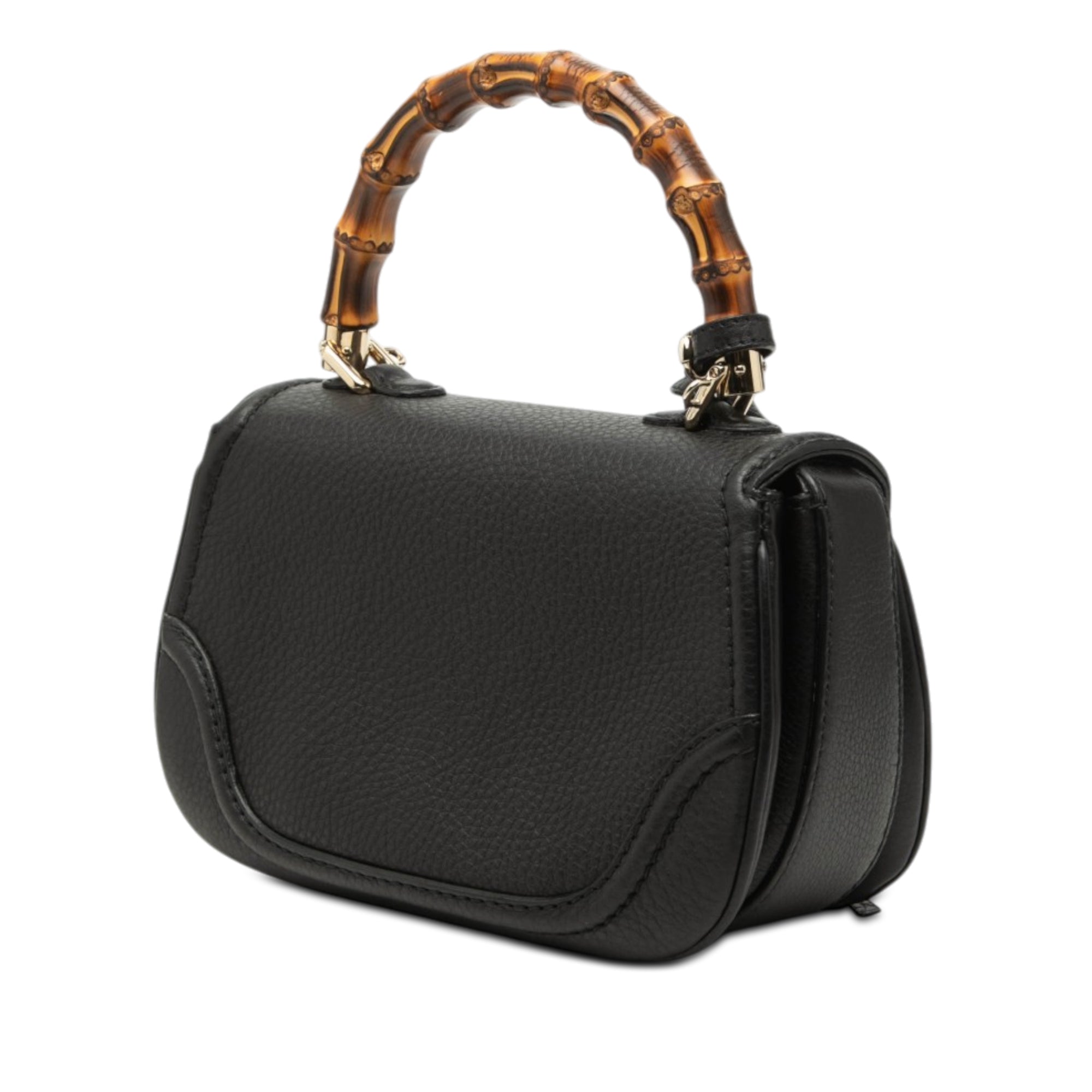 Small Leather New Bamboo Satchel - Image 2
