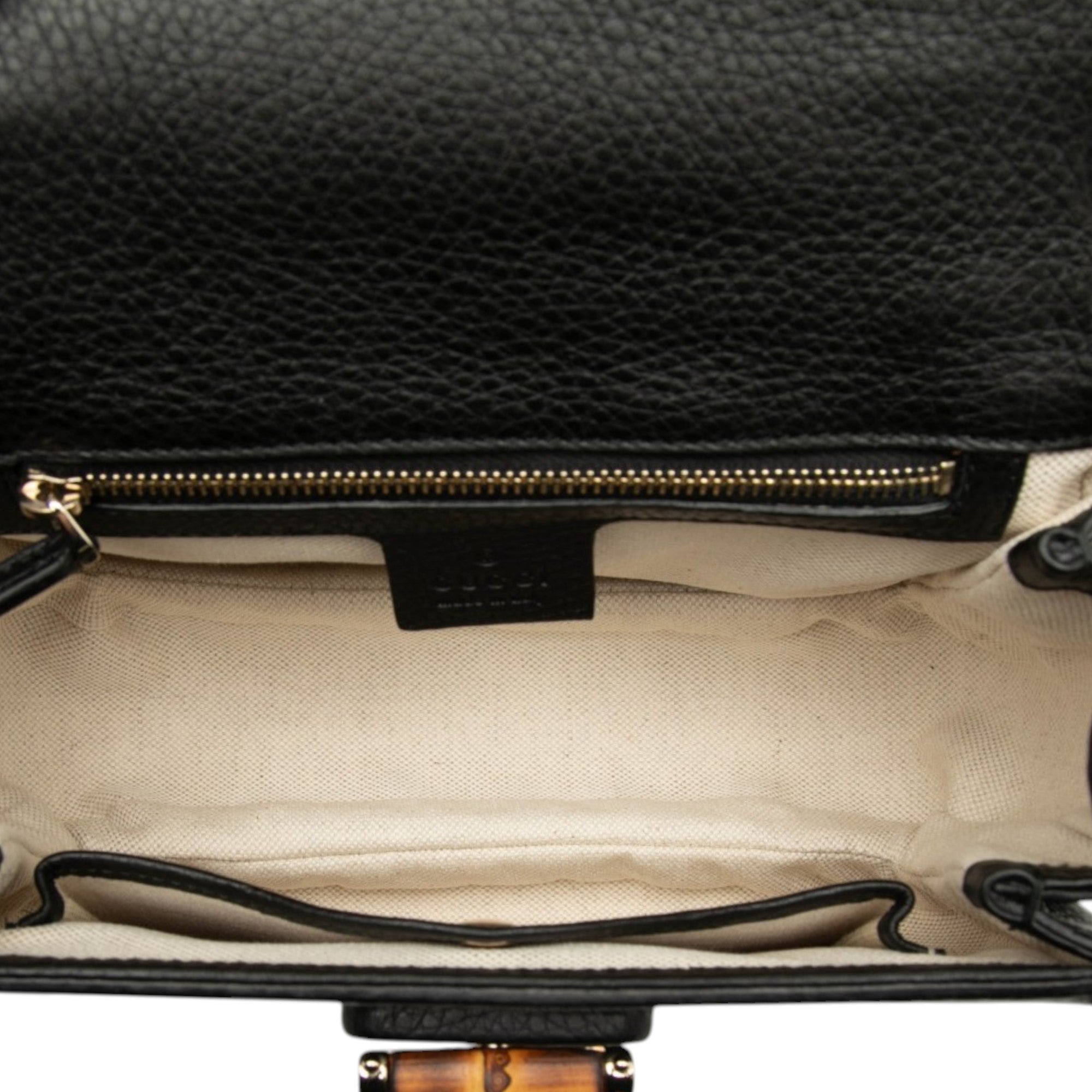 Small Leather New Bamboo Satchel - Image 4