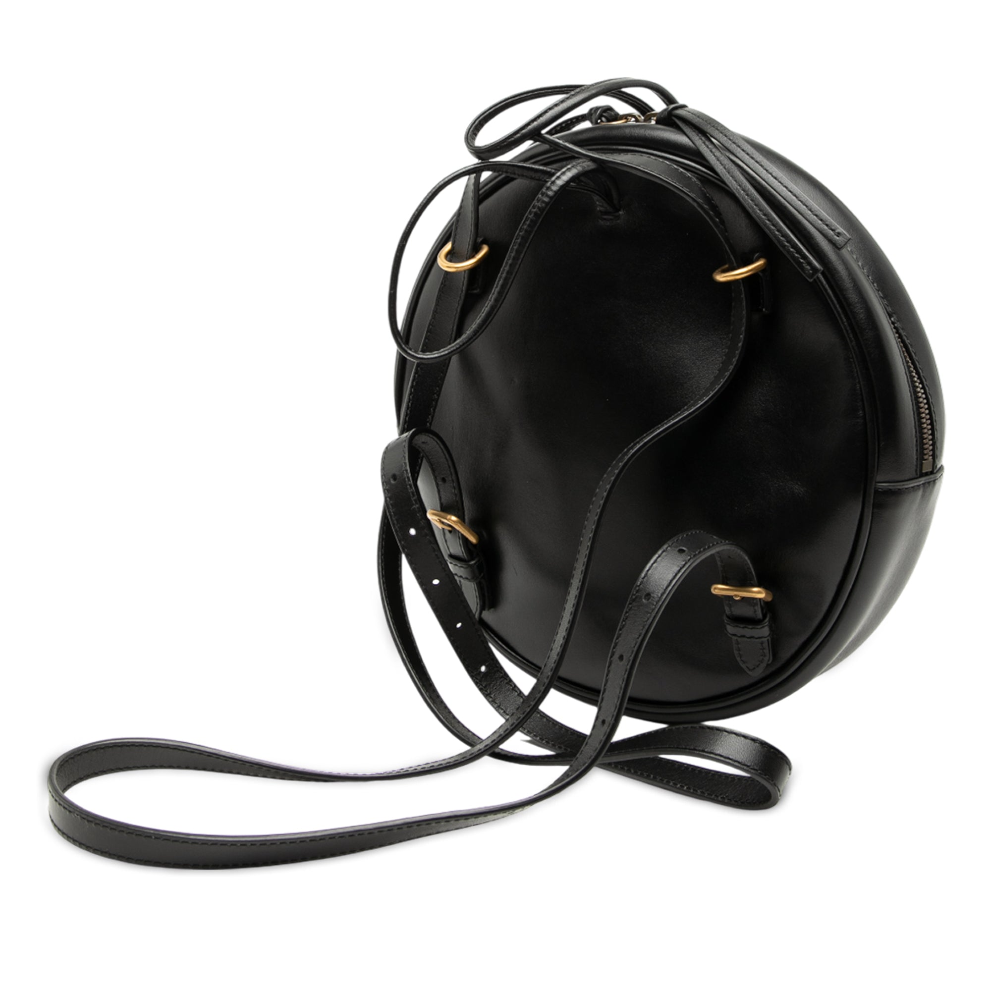 MLB Leather LA Angels Round Backpack - Image 2